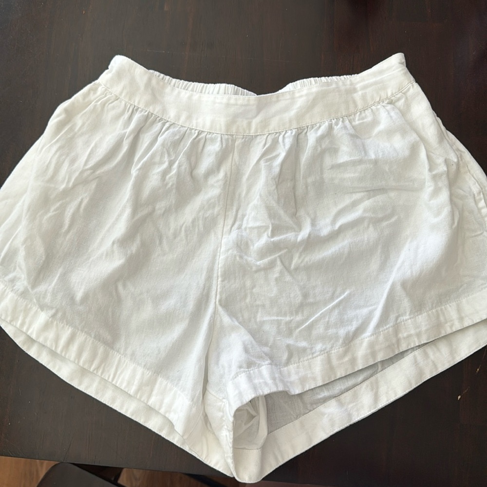 Free people linen blend short